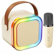 KTV Machine for Kids,High Sound Quality with Easy Connectivity White - 1 Mic