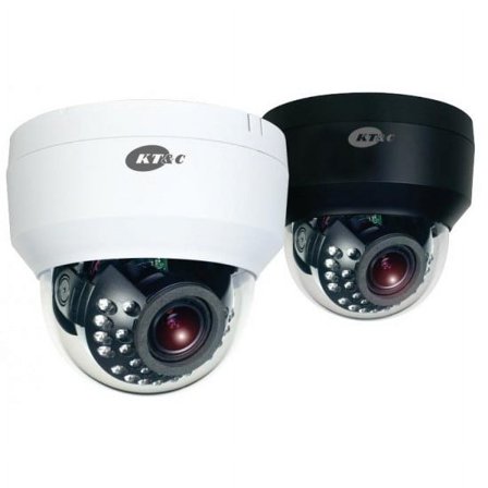 KTnC OMNI EZ HD-TVI CCTV Security Camera 1080p Dome, 24 IR LED, 2.8-12mm, Dual Power (Black Color)