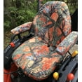 thumbnail image 1 of KU25 Kubota series tractors. Will fit model B2301, B2601 Durafit Seat Covers, Custom Fit Kubota Seat Covers for tractor B2301 B2601 and MX6000 cab tractor, B2301HSD, & More in Orange Camouflage Endura, 1 of 3