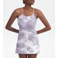 thumbnail image 1 of KUACUA Women's Sleeveless Workout Dress, Built-in Bra & Shorts with Pockets, Athletic Dress for Golf Sportwear Tennis Dress Tie Dye Purple, 1 of 5