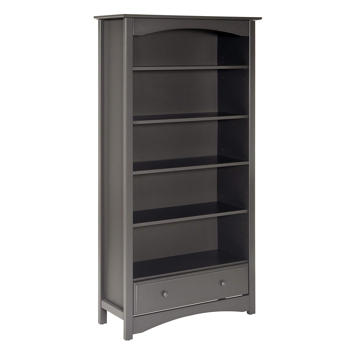 Slate Adjustable Kids Bookcase with Drawer and Shelves