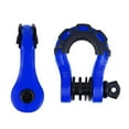thumbnail image 1 of KUAZOU 3/4" D-Ring Shackle 4.75 Ton (9500 Lbs) Capacity with 7/8" Pin Heavy Duty Off Road Recovery Shackle with Isolators & Washer Kit for Jeep Truck Vehicle,Blue, 1 of 2