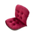 thumbnail image 1 of KUAZOU Non-Slip Rocking Chair Cushion Plush with Ties Soft Seat Cushion with Removable Cover High Back for Office,Car,Home,Dining,Kitchen(Wine), 1 of 5