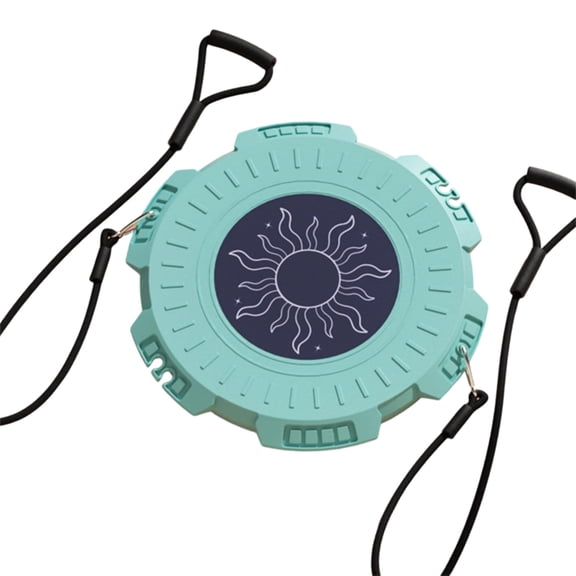 KUAZOU Twister Board - Waist Twister Machine for Core & Abs Exercise - Waist Twisting Fitness Tool,Dizzy Disc Twist Board for Slimming Workout & Reflexology(with 2 Pull Rope,Mint Green)