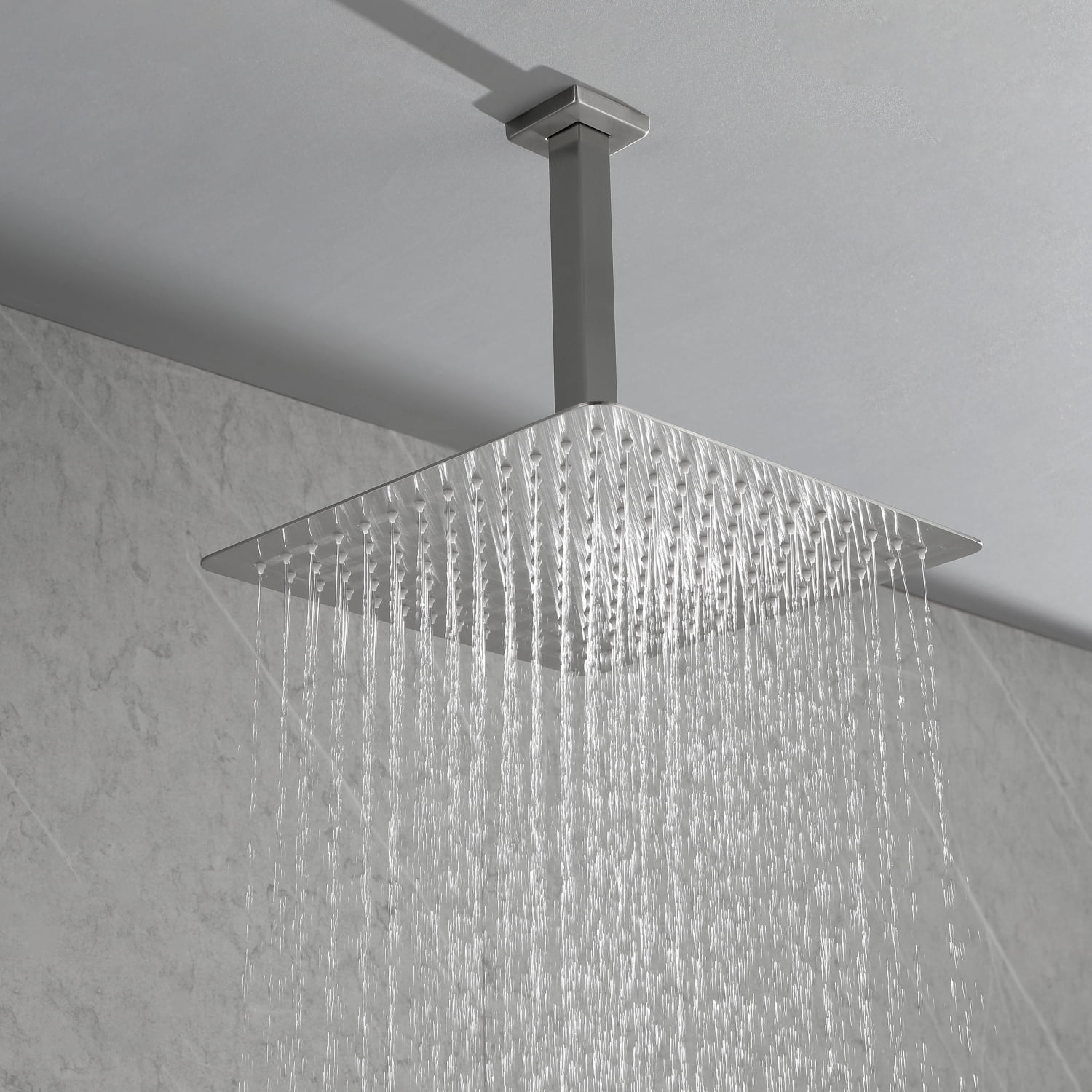 KUBEAUTY High Pressure Rainfall Water Saving Rain Shower Head Upgrade