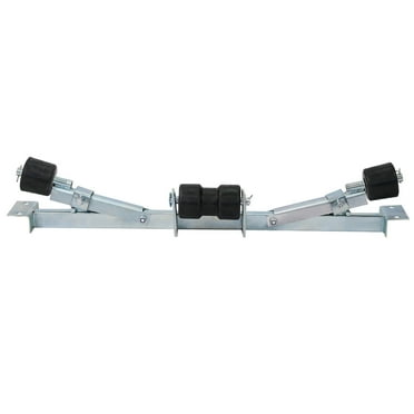 KUBEAUTY Sturdy Boat Trailer Bottom Support Bracket with Large Keel Rollers for Smooth Transport - 1760lbs Loading Capacity