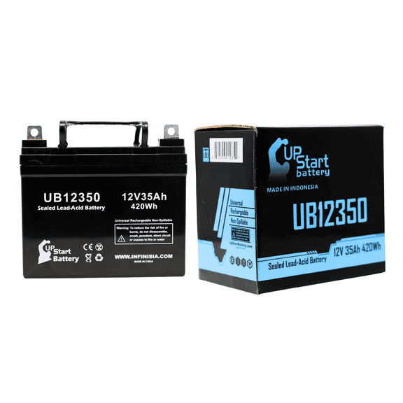 KUBOTA BX2200 Battery Replacement - UB12350 Universal Sealed Lead Acid Battery (12V, 35Ah, 35000mAh, L1 Terminal, AGM, SLA)