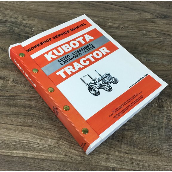 KUBOTA L2850GST L3250 TRACTOR SERVICE MANUAL REPAIR SHOP TECHNICAL BOOK WORKSHOP