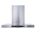 KUCHT Professional 36 in. Wall Mounted Range Hood in Stainless Steel
