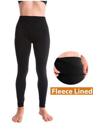 Black Fleece Lined Leggings