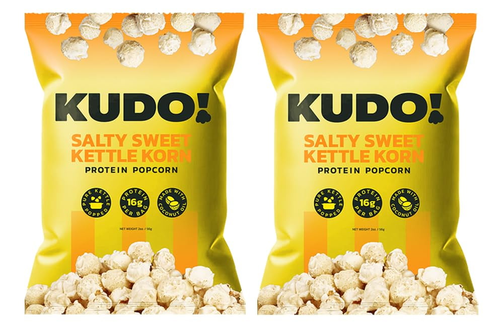 KUDO Salty Kettle Corn Popcorn 2 oz (Pack of 12)
