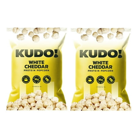 KUDO White Cheddar Popcorn 2 oz (Pack of 12)