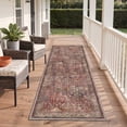 thumbnail image 1 of KUETH 2.5'X8' Outdoor Rugs Machine Washable 3-Layer Material Non Slip Imitation Silicone Spot Camping Outdoor RV Carpet Patio Rug, 1 of 7