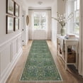 thumbnail image 1 of KUETH 2.5X12 Vintage Runner Rug Machine Washable Rugs for Living Room, Non Slip Flat Pile Rug with Rubber Backing, Boho Rug for Entryway Hallway Kitchen and Corridor, 1 of 11