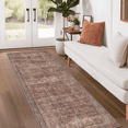 thumbnail image 1 of KUETH 2.5X8 Runner Rug Machine Washable, Kitchen Runner Rug for Floor and Hallway, Non Slip Throw Area Rug with Rubber Backing for Living Room、 Entryway、Bedroom and Dining Room, 1 of 7