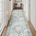 thumbnail image 1 of KUETH 2.5X10 Runner Rug Machine Washable, Kitchen Runner Rug for Floor and Hallway, Non Slip Throw Area Rug with Rubber Backing for Living Room、 Entryway、Bedroom and Dining Room, 1 of 8
