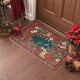 thumbnail image 1 of KUETH 2'x3' Christmas Machine Washable Rug, Non-Slip Indoor Outdoor Doormat for Doorway, Entryway and Porch, Red, 1 of 7