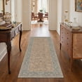 thumbnail image 1 of KUETH 2X7 Machine Washable Runner Rug, Low Pile Non-Slip Backing Carpet for Hallway, Kitchen and Bedroom, Pet-Friendly Vintage Floral Runner Rug, Red Fish, 1 of 7