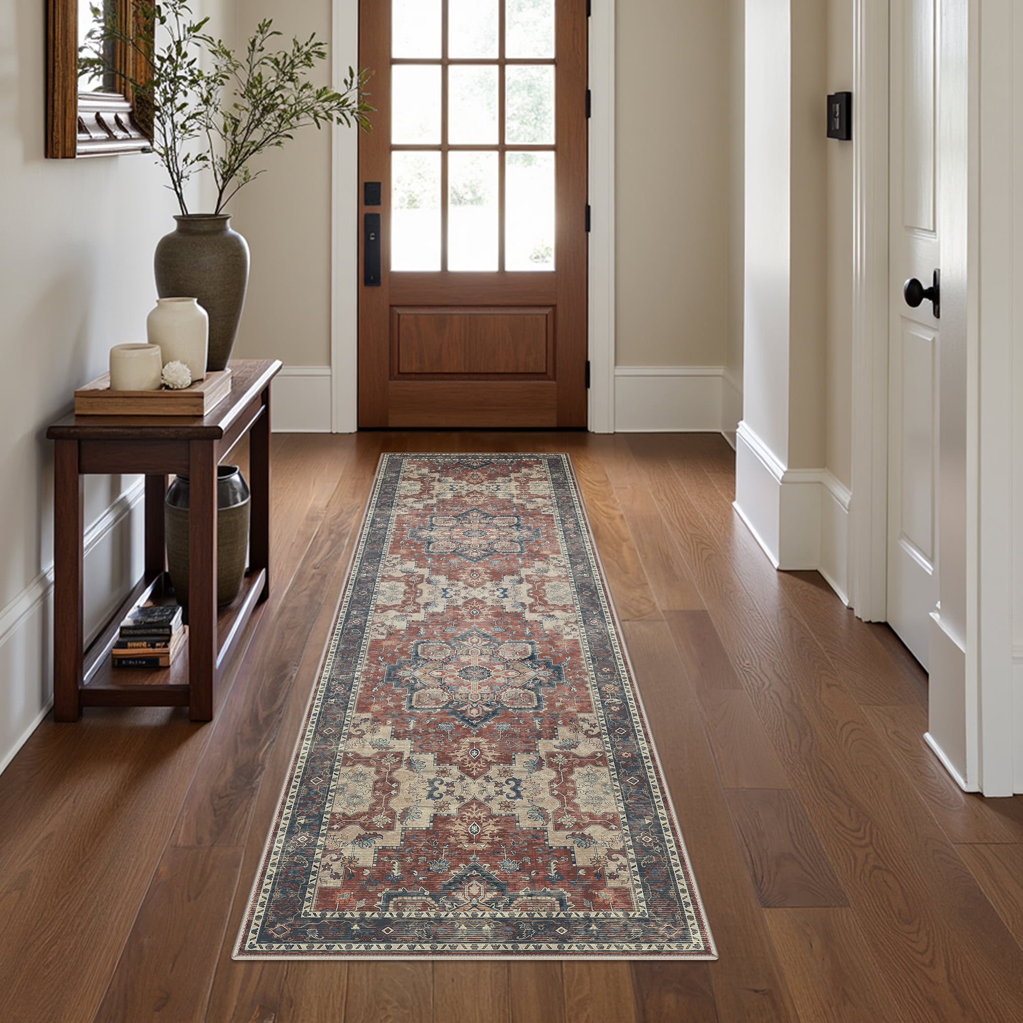 KUETH 2X7 Runner Rug Machine Washable, Kitchen Runner Rug for Floor and ...