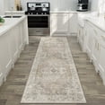 thumbnail image 1 of KUETH 2X7 Vintage Runner Rug Machine Washable Rugs for Living Room, Non Slip Flat Pile Rug with Rubber Backing, Boho Rug for Entryway Hallway Kitchen and Corridor, 1 of 3