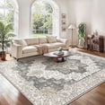 thumbnail image 1 of KUETH 2X7 Vintage Runner Rug Machine Washable Rugs for Living Room, Non Slip Flat Pile Rug with Rubber Backing, Boho Rug for Entryway Hallway Kitchen and Corridor, 1 of 5