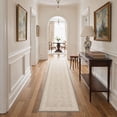 thumbnail image 1 of KUETH 2X8 Machine Washable Runner Rug, Low Pile Non-Slip Backing Carpet for Hallway, Kitchen and Bedroom, Pet-Friendly Vintage Floral Runner Rug, Beige, 1 of 7