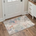 thumbnail image 1 of KUETH 2x3 Area Rug Pastel Abstract, Machine Washable Vintage Distressed Throw Rug with Non-Slip Gripper, Modern Aesthetic Carpet for Bedroom Living Room, 1 of 6