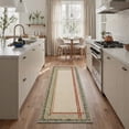 thumbnail image 1 of KUETH 2x7 Soft Clean Modern Runner Rug, Machine Washable Low Pile Non Slip Backing Rug Runner, Dusty Multicolor Rug for Hallway Kitchen, 1 of 2