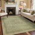 thumbnail image 1 of KUETH 3'x5' Area Rugs for Living Room, Non Slip Machine Washable Vintage Indoor Rug, Low Pile Chenille Print Rug for Bedroom Dining Room Home Office, 1 of 7