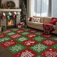 thumbnail image 1 of KUETH 3X5 Area Rugs Christmas Rug, Machine Washable Rug, Area Rugs for Livingroom, Printed Christmas Decor,Ultra-thin Non Slip Rug, Low Pile for Bedroom, Kitchen, Dinning room, 1 of 6