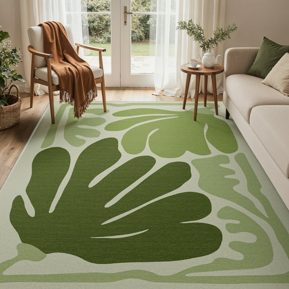 KUETH 3X5 Area Rugs Machine Washable Rugs for Living Room, Non Slip