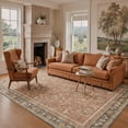 thumbnail image 1 of KUETH 3X5 Vintage Area Rugs Machine Washable Rugs for Living Room, Non Slip Flat Pile Rug with Rubber Backing, Persian Rug for Entryway Bedroom Dining Room Home Office, 1 of 4