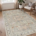 thumbnail image 1 of KUETH 3x5 Vintage Area Rugs Machine Washable Rugs for Living Room, Non Slip Flat Pile Rug with Rubber Backing, Boho Rug for Entryway Bedroom Dining Room Home Office, 1 of 12