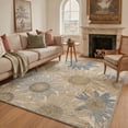 thumbnail image 1 of KUETH 5'X7' Vintage Floral Area Rugs Machine Washable Rugs for Living Room, Non Slip Flat Pile Rug with Rubber Backing, Boho Rug for Entryway Bedroom Dining Room Home Office, 1 of 3
