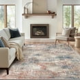 thumbnail image 1 of KUETH 5'x7' Area Rugs for Living Room, Non Slip Machine Washable Vintage Indoor Rug, Low Pile Print Rug for Bedroom Dining Room Home Office, 1 of 10