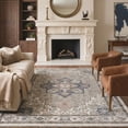 thumbnail image 1 of KUETH 5X7 Vintage Area Rugs Machine Washable Rugs for Living Room, Non Slip Flat Pile Rug with Rubber Backing, Boho Rug for Entryway Bedroom Dining Room Home Office, 1 of 4