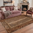 thumbnail image 1 of KUETH 5x7 Animal Area Rugs for Living Room, Non Slip Machine Washable Vintage Boho Rug, Low Pile Print Rug for Bedroom Dining Room Home Office, 1 of 4