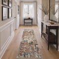 thumbnail image 1 of KUETH 5x7 Area Rug Machine Washable Rug, Modern Abstract Desert Blue, Non-Slip Soft Low Pile for Living Room Bedroom, Dining Room, 1 of 9