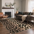 thumbnail image 1 of KUETH 5x7 Panthera Area Rugs Machine Washable Rugs for Living Room, Non Slip Flat Pile Rug with Rubber Backing, Modern Rug for Entryway Bedroom Dining Room Home Office, 1 of 9