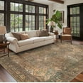 thumbnail image 1 of KUETH 6'x9'Clearance Area Rugs for Living Room, Non Slip Machine Washable Vintage Indoor Rug, Low Pile Print Rug for Bedroom Dining Room Home Office, 1 of 10