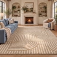 thumbnail image 1 of KUETH 8' x 10' Area Rug for Living Room, Non-slip and Washable Rug Medium Pile, Large Area Rug with Waterproof Textured for Bedroom, Dining Room and Kitchen Room, 1 of 11