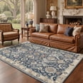 thumbnail image 1 of KUETH 8'X10' Vintage Area Rugs Machine Washable Rugs for Living Room, Non Slip Flat Pile Rug with Rubber Backing, Boho Rug for Entryway Bedroom Dining Room Home Office, 1 of 3
