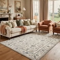 thumbnail image 1 of KUETH 8'X10' Vintage Area Rugs Machine Washable Rugs for Living Room, Non Slip Flat Pile Rug with Rubber Backing, Boho Rug for Entryway Bedroom Dining Room Home Office, 1 of 3