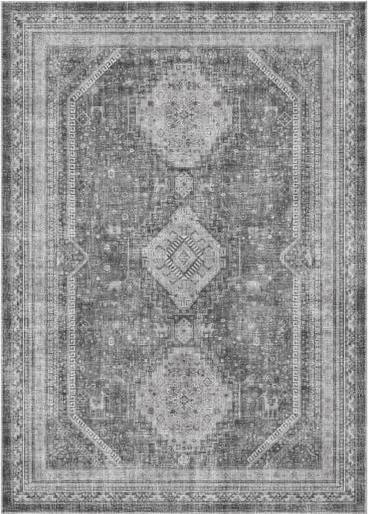 KUETH 8'x10' Area Rug Living Room Clearance, Non Slip Indoor Vogue Area