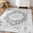 thumbnail image 1 of KUETH 8'x10' Area Rugs for Living Room, Non Slip Machine Washable Vintage Indoor Rug, Low Pile Chenille Print Rug for Bedroom Dining Room Home Office, 1 of 9