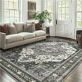 thumbnail image 1 of KUETH 8'x10' Area Rugs for Living Room, Non Slip Machine Washable Vintage Indoor Rug, Low Pile Print Rug for Bedroom Dining Room Home Office, 1 of 7