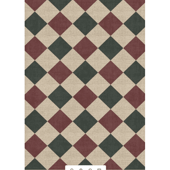 KUETH 8X10 Area Rugs Christmas Rug, Machine Washable Rug, Area Rugs for Livingroom, Printed Christmas Decor,Ultra-thin Non Slip Rug, Low Pile for Bedroom, Kitchen, Dinning room
