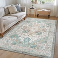 thumbnail image 1 of KUETH 8X10 Area Rugs for Living Room, Non Slip Machine Washable Retro Rugs, Ultra-thin Print Rug for Bedroom, Dining Room, Home Office., 1 of 8