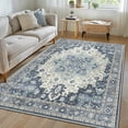 thumbnail image 1 of KUETH 8X10 Area Rugs for Living Room, Non Slip Machine Washable Retro Rugs, Ultra-thin Print Rug for Bedroom, Dining Room, Home Office., 1 of 8