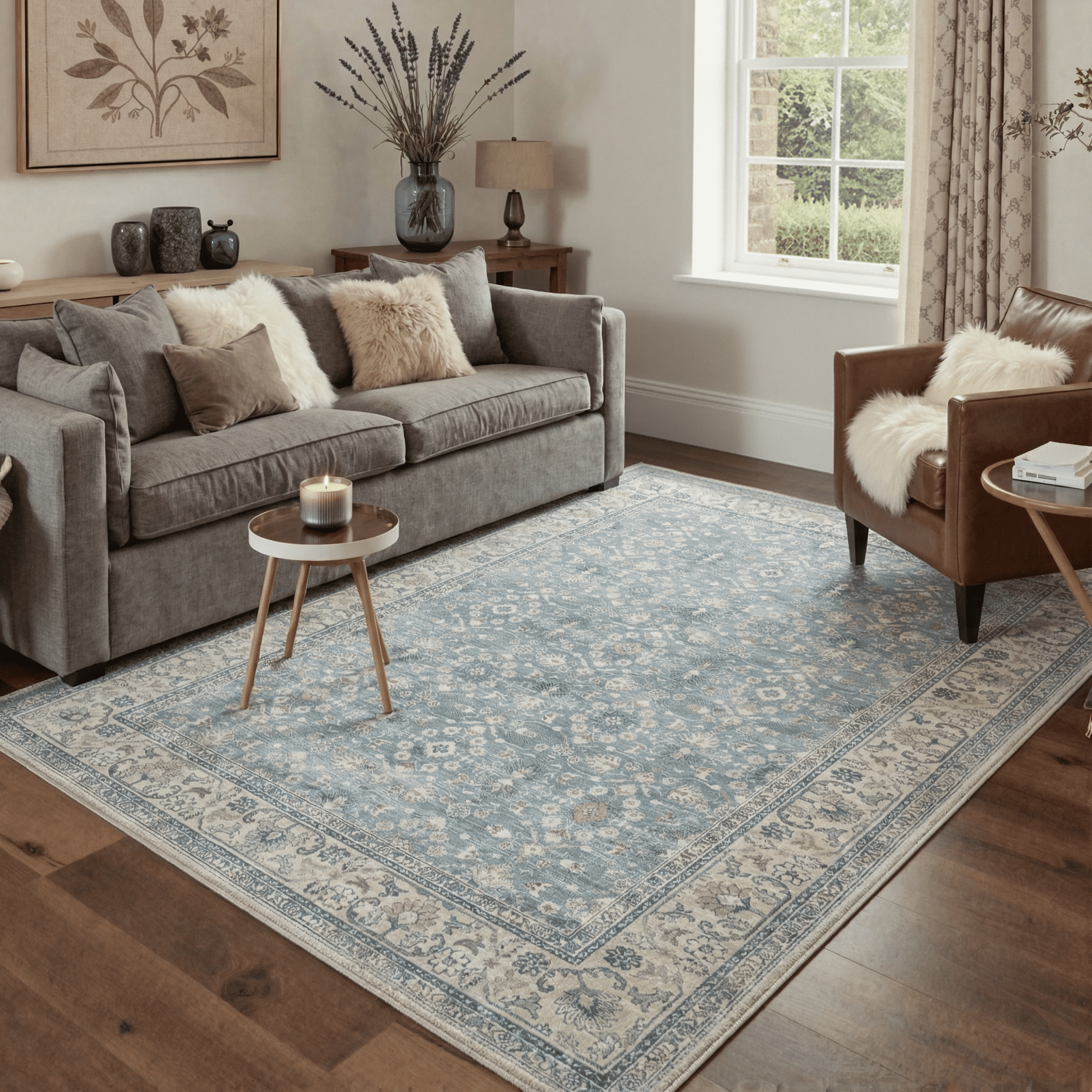 KUETH 8X10 Vintage Area Rugs Machine Washable Rugs for Living Room, Non ...